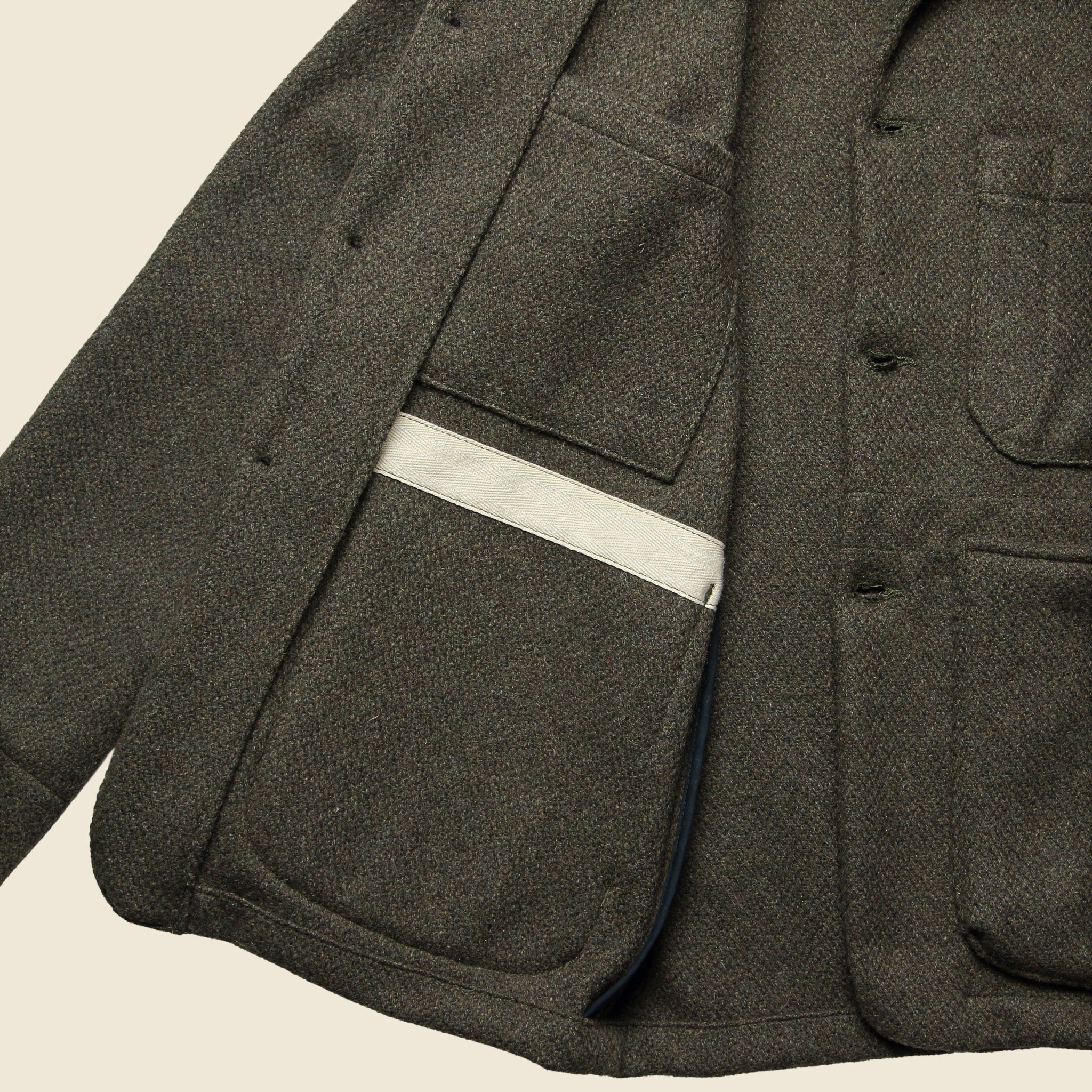 
                          Pine Blended Wool Explorer Blazer - Olive - Rogue Territory - STAG Provisions - Outerwear - Coat / Jacket
                        