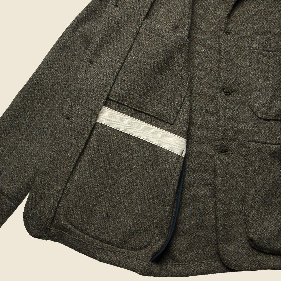 Pine Blended Wool Explorer Blazer - Olive - Rogue Territory - STAG Provisions - Outerwear - Coat / Jacket