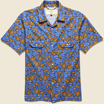 Infantry Shirt - Blue Floral - Rogue Territory - STAG Provisions - Tops - S/S Woven - Floral