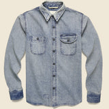 Washed Out ISC Work Shirt - Indigo - Rogue Territory - STAG Provisions - Tops - L/S Woven - Overshirt