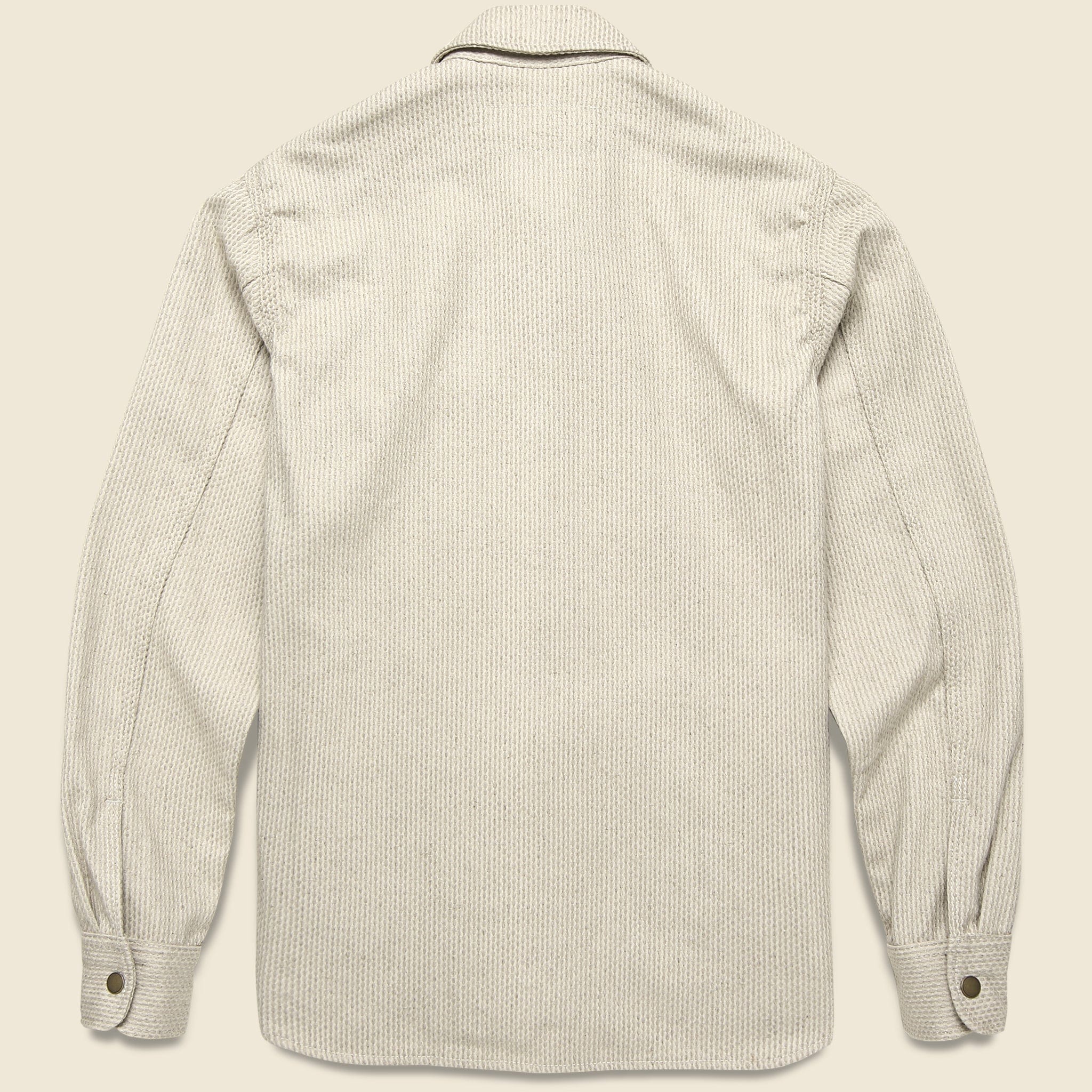 Sashiko Service Shirt - Natural - Rogue Territory - STAG Provisions - Tops - L/S Woven - Overshirt