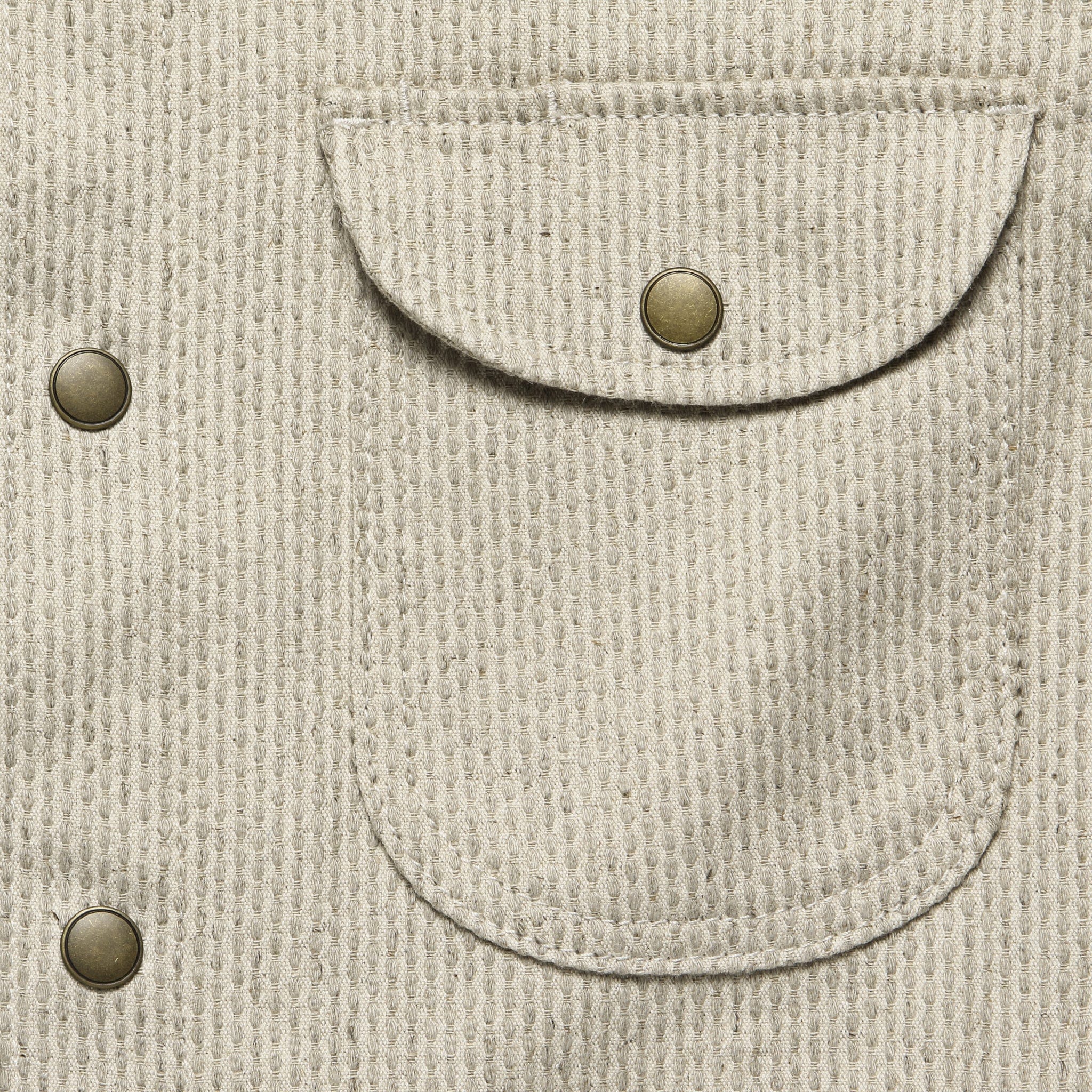 Sashiko Service Shirt - Natural - Rogue Territory - STAG Provisions - Tops - L/S Woven - Overshirt