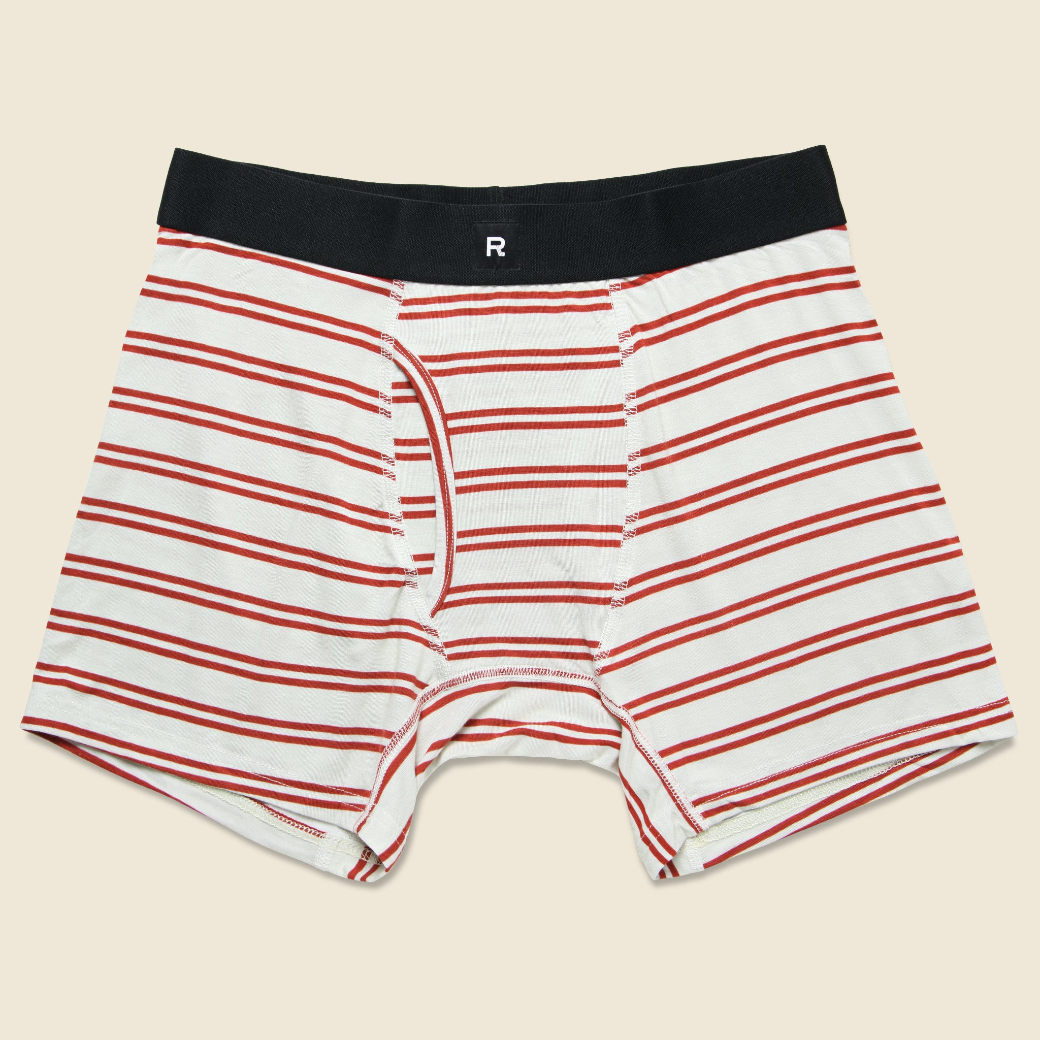 Clark Boxer - White/Red - Richer Poorer - STAG Provisions - Accessories - Underwear