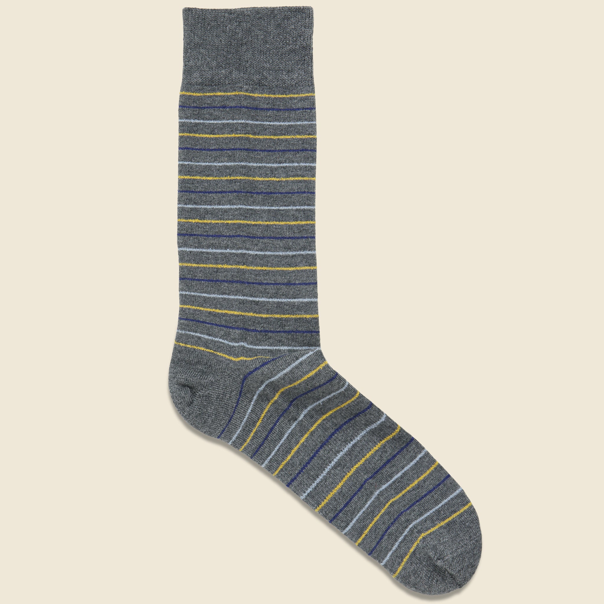 Reggie Sock - Charcoal/Blue/Navy - Richer Poorer - STAG Provisions - Accessories - Socks