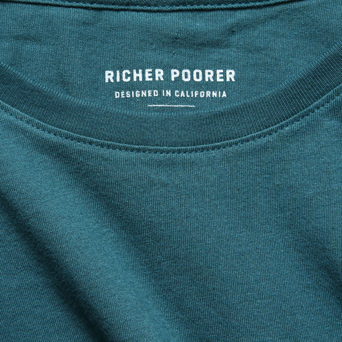 Boxy Crop Tee - Cool Green - Richer Poorer - STAG Provisions - W - Tops - S/S Tee