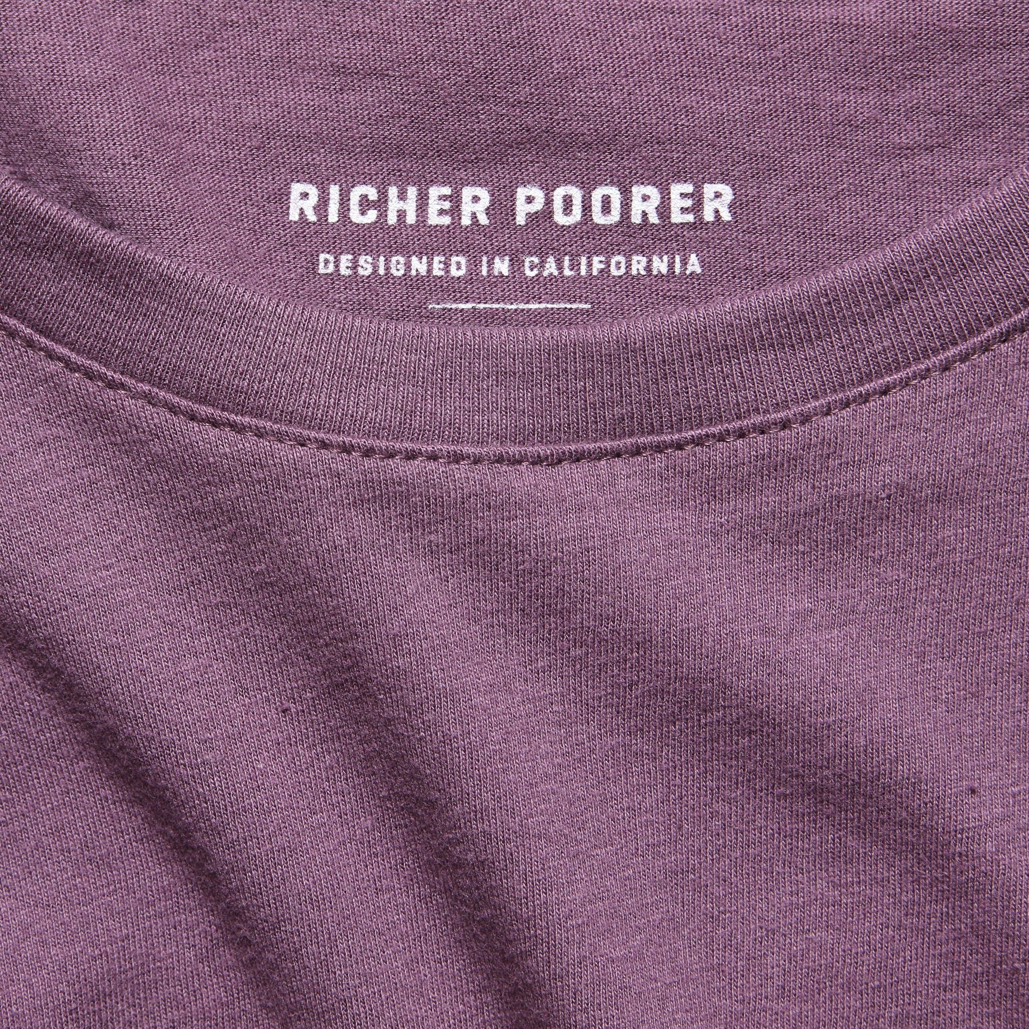 
                          Boxy Crop Tee - Plum - Richer Poorer - STAG Provisions - W - Tops - S/S Tee
                        