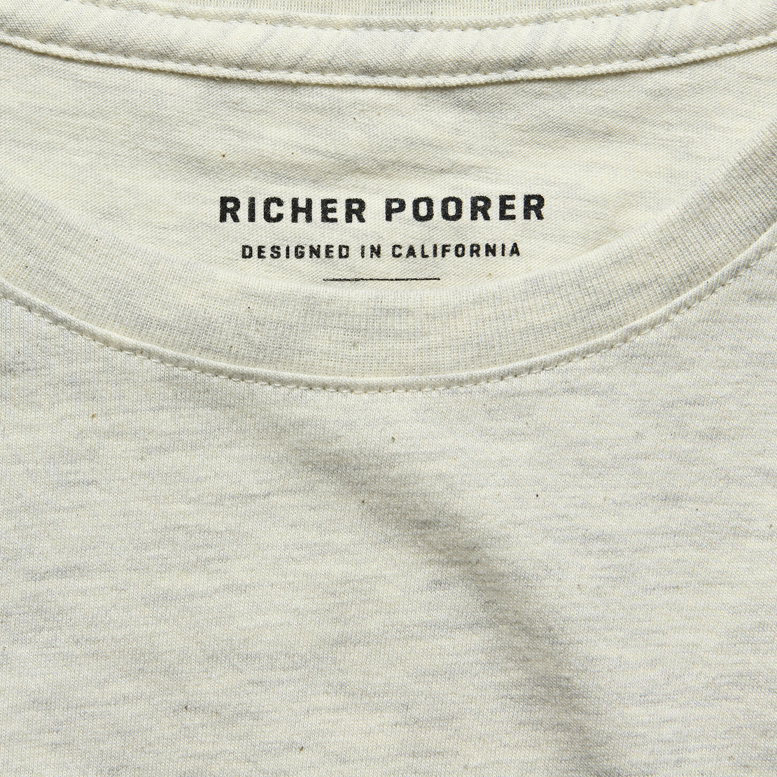 Boxy Crop Tee - Oatmeal - Richer Poorer - STAG Provisions - W - Tops - S/S Tee
