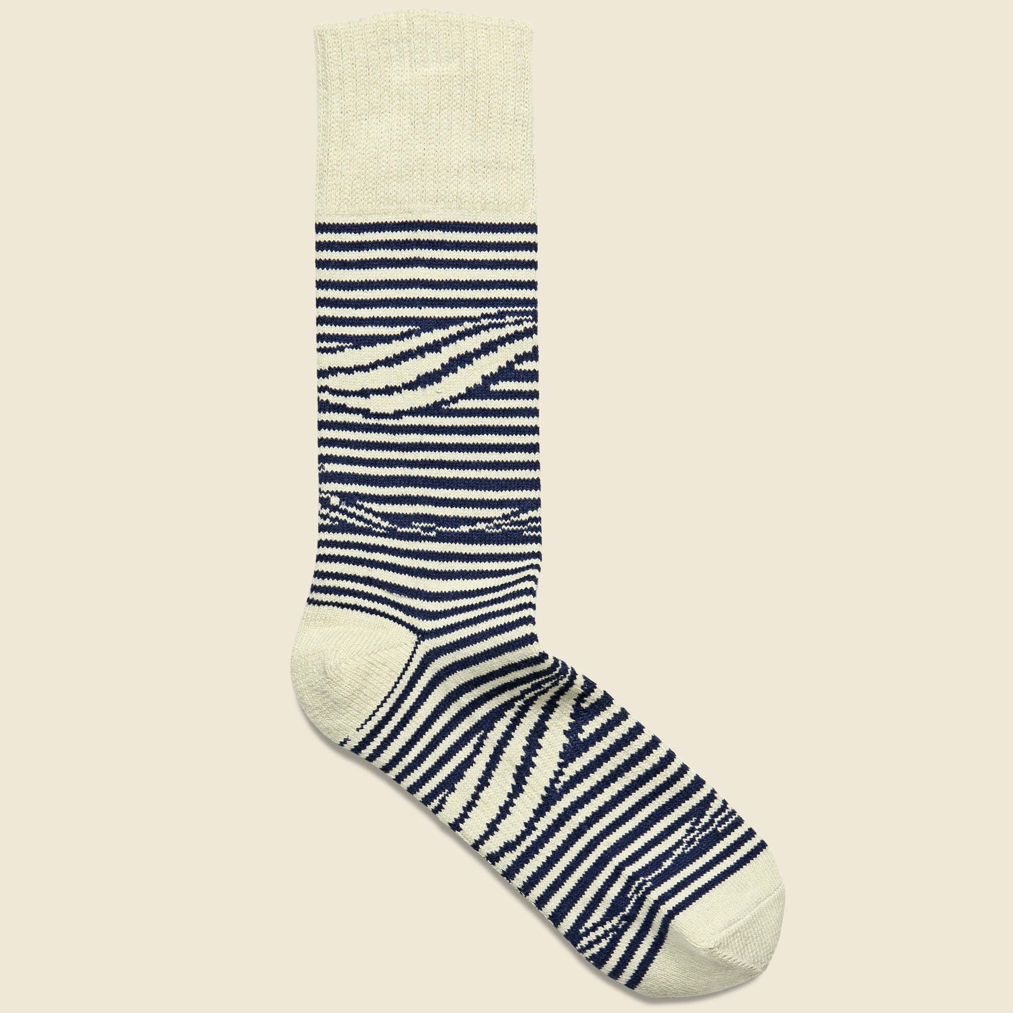 Crush Crew Sock - Navy/White - Richer Poorer - STAG Provisions - Accessories - Socks