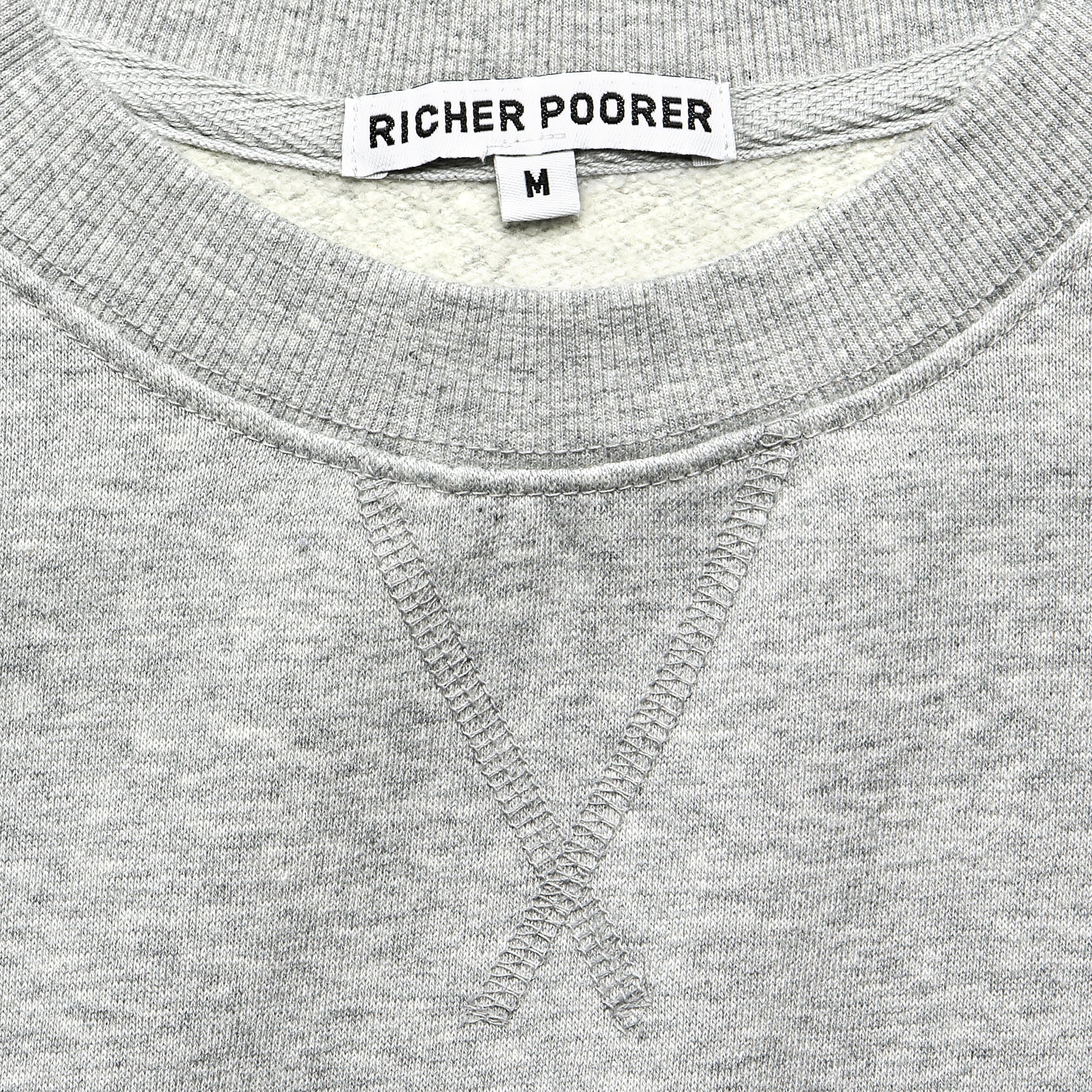 
                          Crew Sweatshirt - Heather Grey - Richer Poorer - STAG Provisions - W - Tops - L/S Fleece
                        