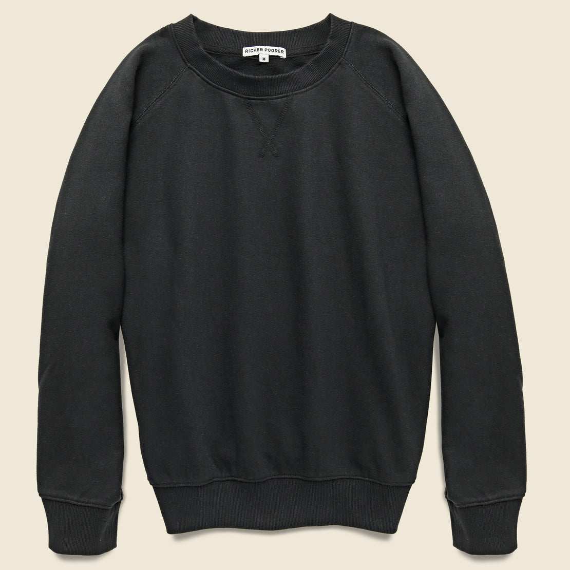 Richer Poorer Crew Sweatshirt - Black