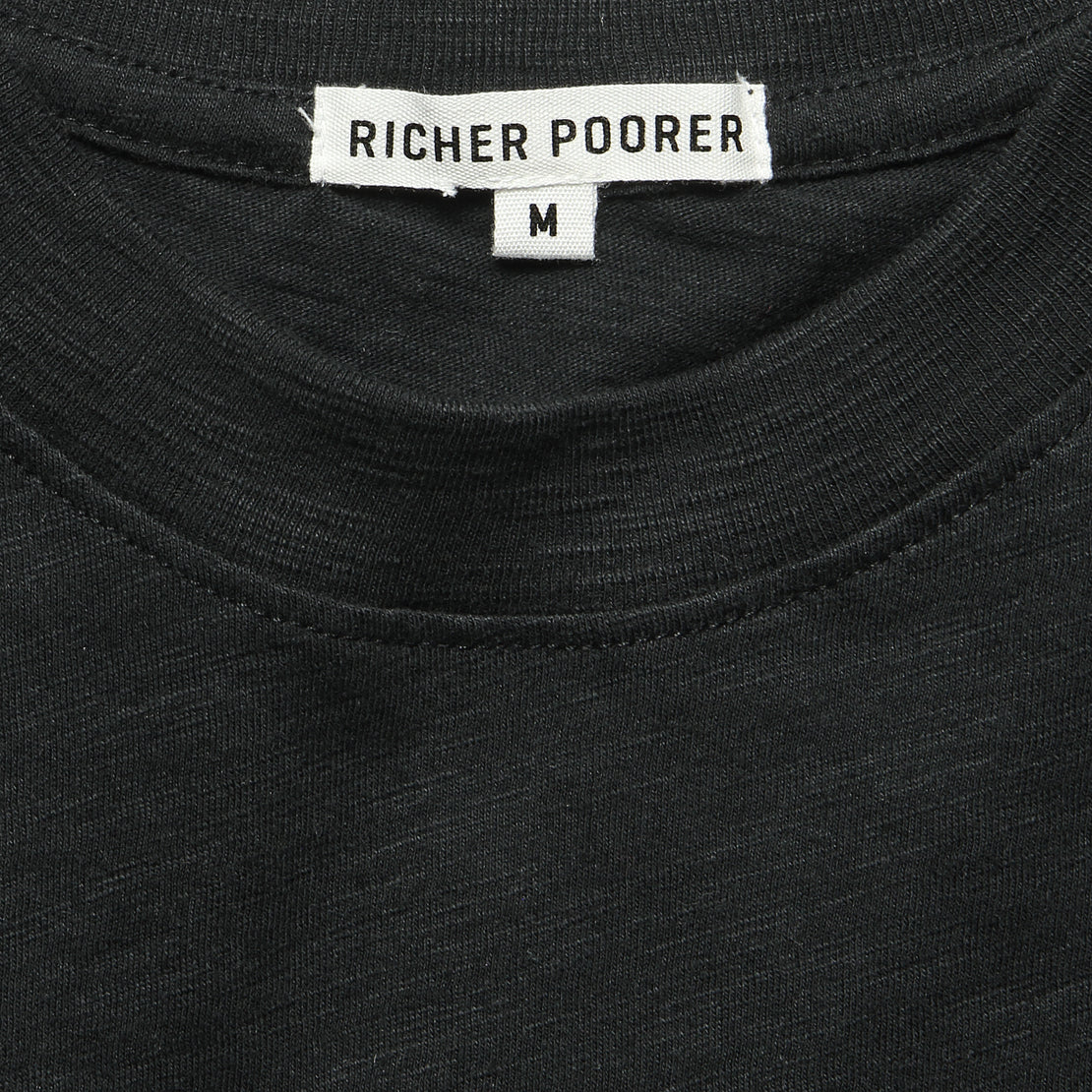 Grown Up Crop Tee - Black - Richer Poorer - STAG Provisions - W - Tops - S/S Tee