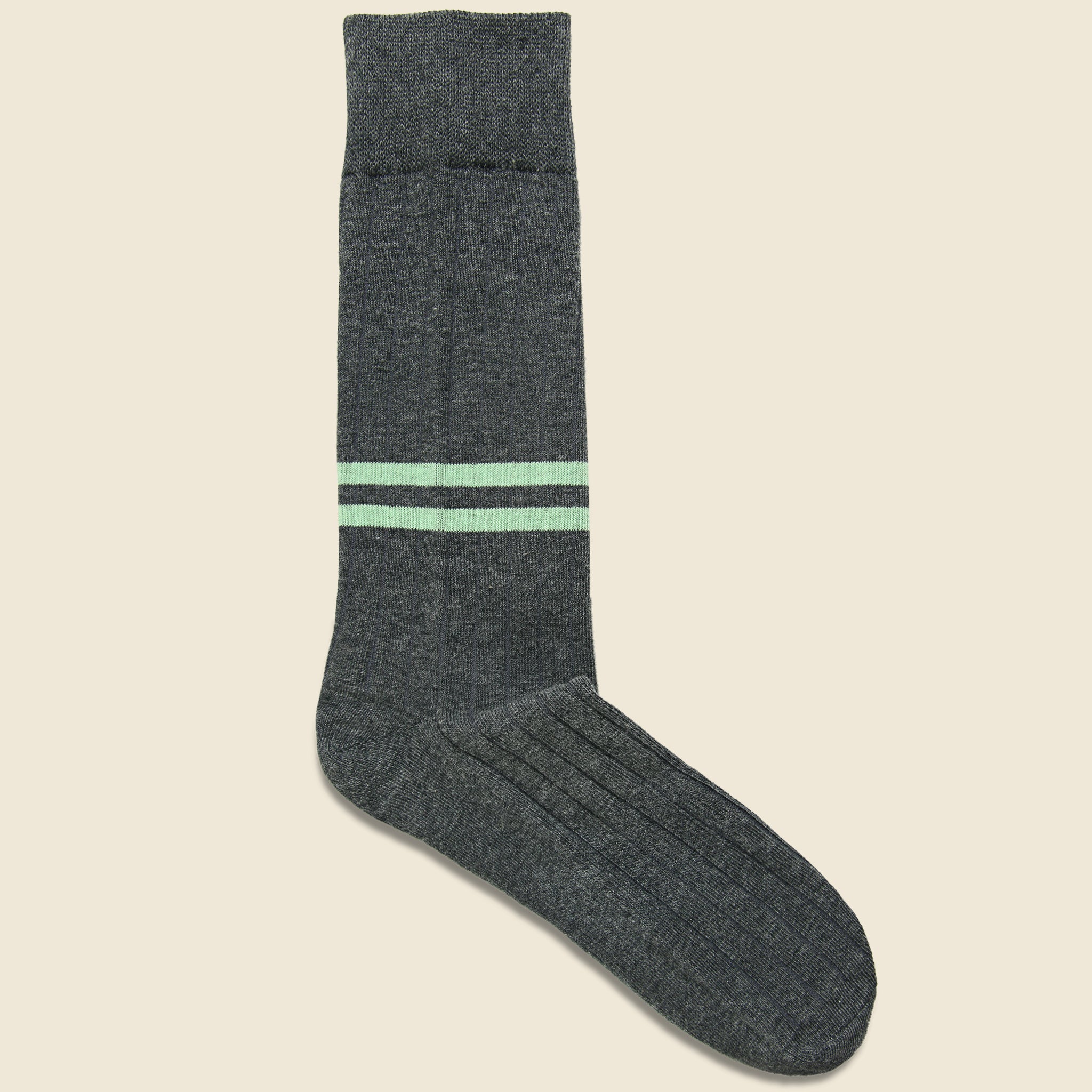Bixby Crew Sock - Charcoal - Richer Poorer - STAG Provisions - Accessories - Socks