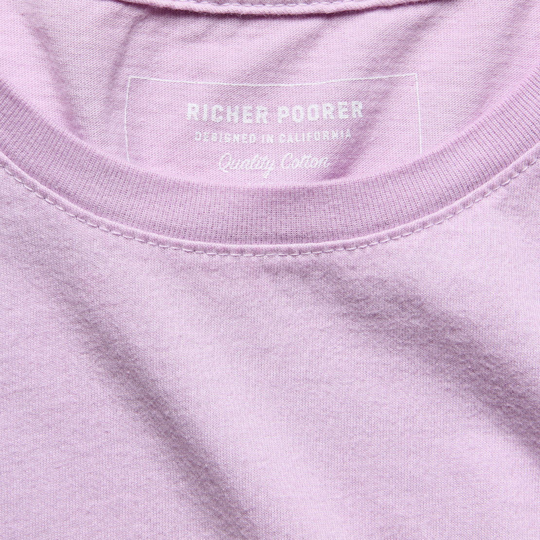 Boxy Crop Tee - Lilac - Richer Poorer - STAG Provisions - W - Tops - S/S Tee