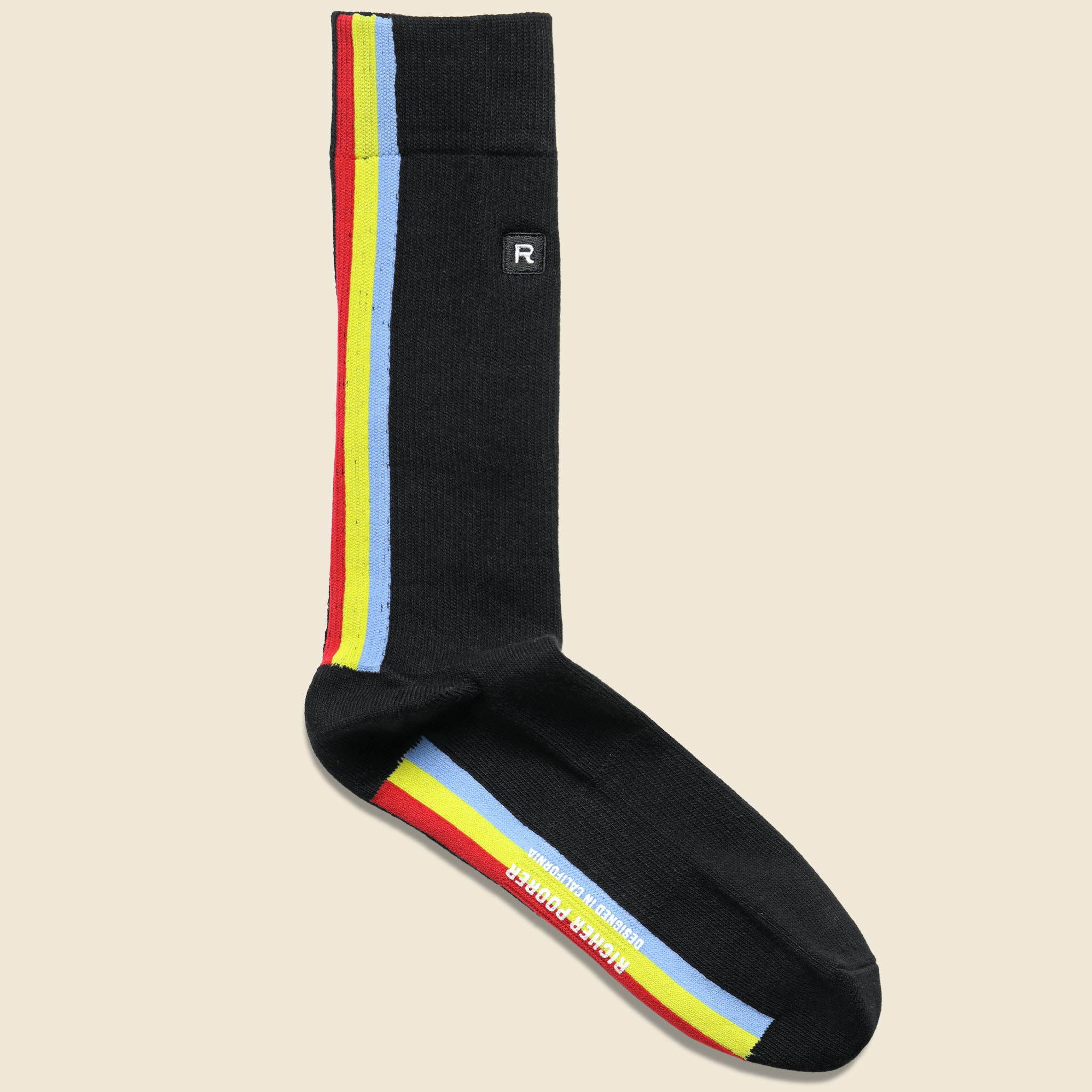Prizm Sock - Black/Red - Richer Poorer - STAG Provisions - Accessories - Socks