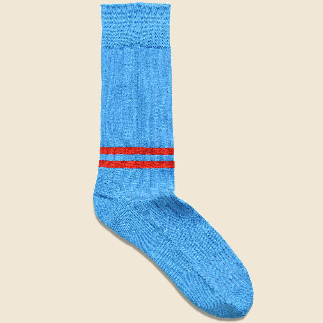 Richer Poorer Bixby Crew Sock - Blue/Red
