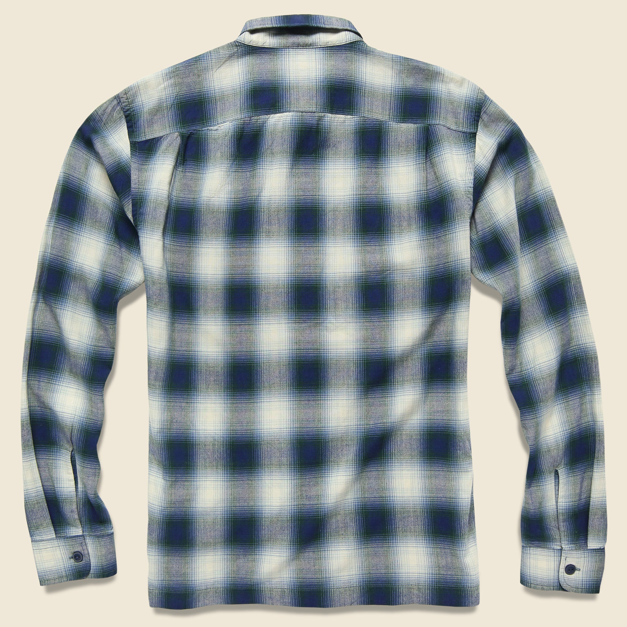 
                          Monterey Workshirt - Blue/Green - RRL - STAG Provisions - Tops - L/S Woven - Plaid
                        