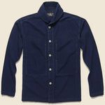 Shawl Collar Japanese Ripstop Shirt - Dark Indigo - RRL - STAG Provisions - Tops - L/S Woven - Overshirt