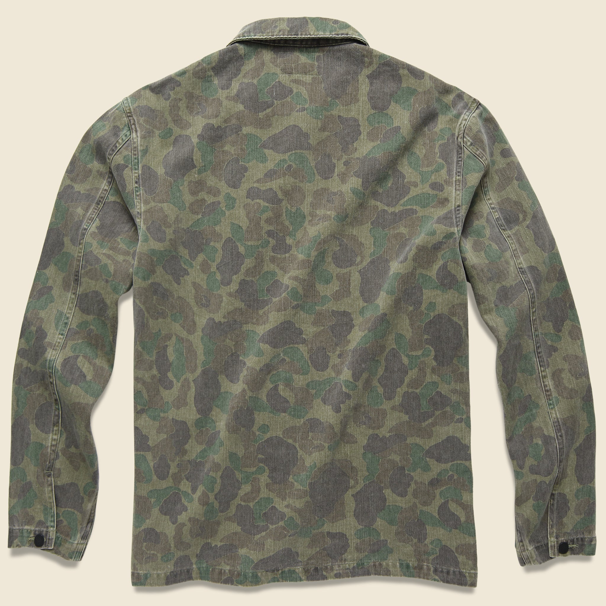 
                          Camo Twill Overshirt - Olive Multi - RRL - STAG Provisions - Tops - L/S Woven - Overshirt
                        