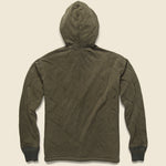 Quilted Hoodie - Dark Army - RRL - STAG Provisions - Tops - Fleece / Sweatshirt