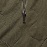 Quilted Hoodie - Dark Army - RRL - STAG Provisions - Tops - Fleece / Sweatshirt