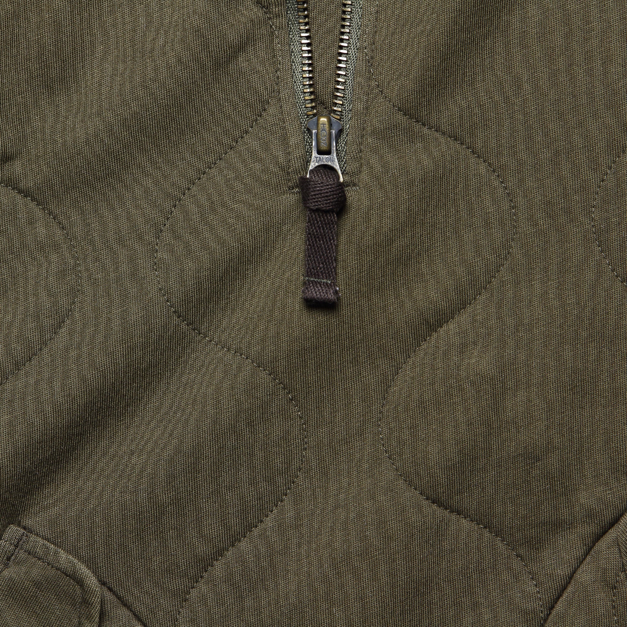 Quilted Hoodie - Dark Army - RRL - STAG Provisions - Tops - Fleece / Sweatshirt