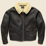 Turner Leather Jacket - Brown - RRL - STAG Provisions - Outerwear - Coat / Jacket