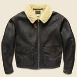 Turner Leather Jacket - Brown - RRL - STAG Provisions - Outerwear - Coat / Jacket