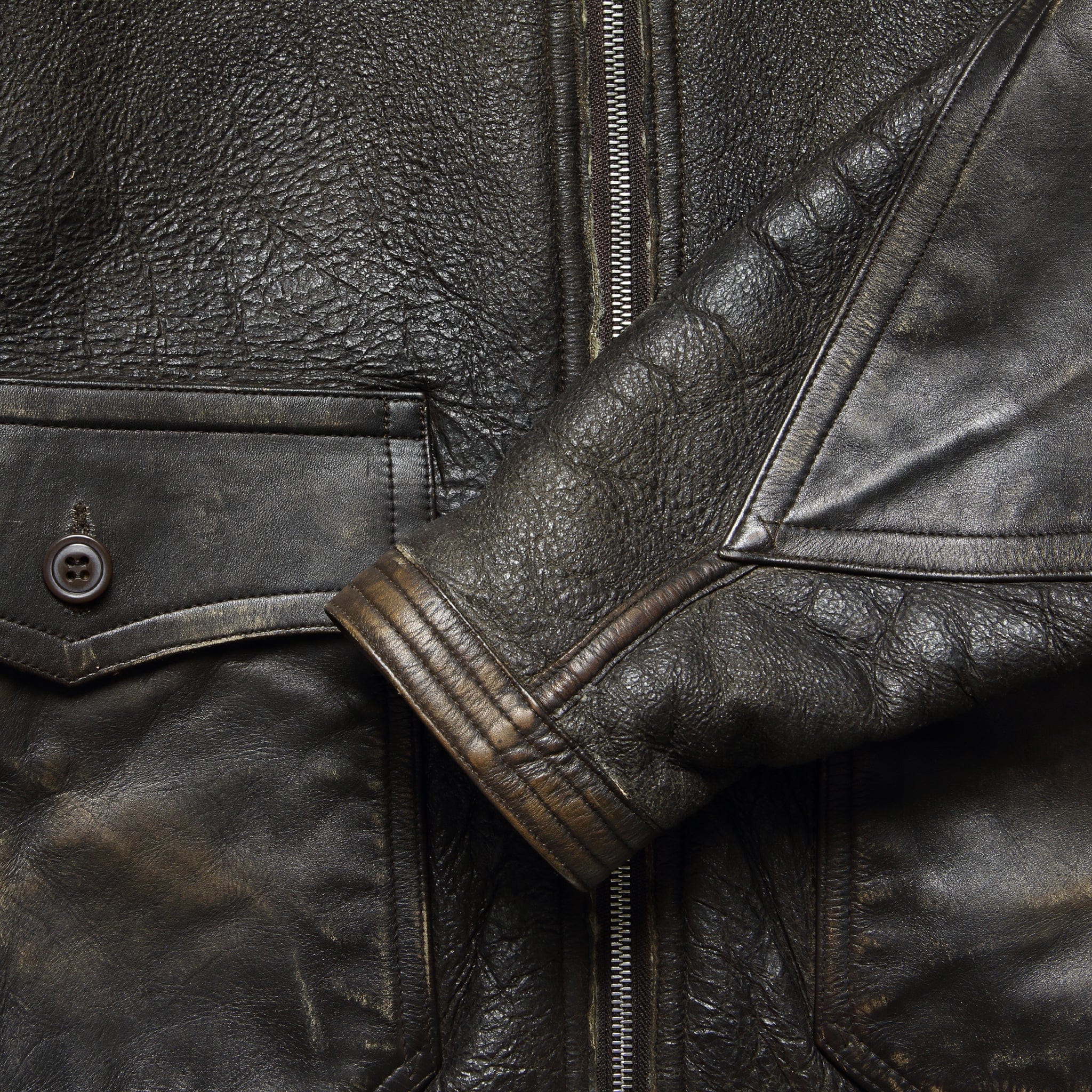 
                          Turner Leather Jacket - Brown - RRL - STAG Provisions - Outerwear - Coat / Jacket
                        