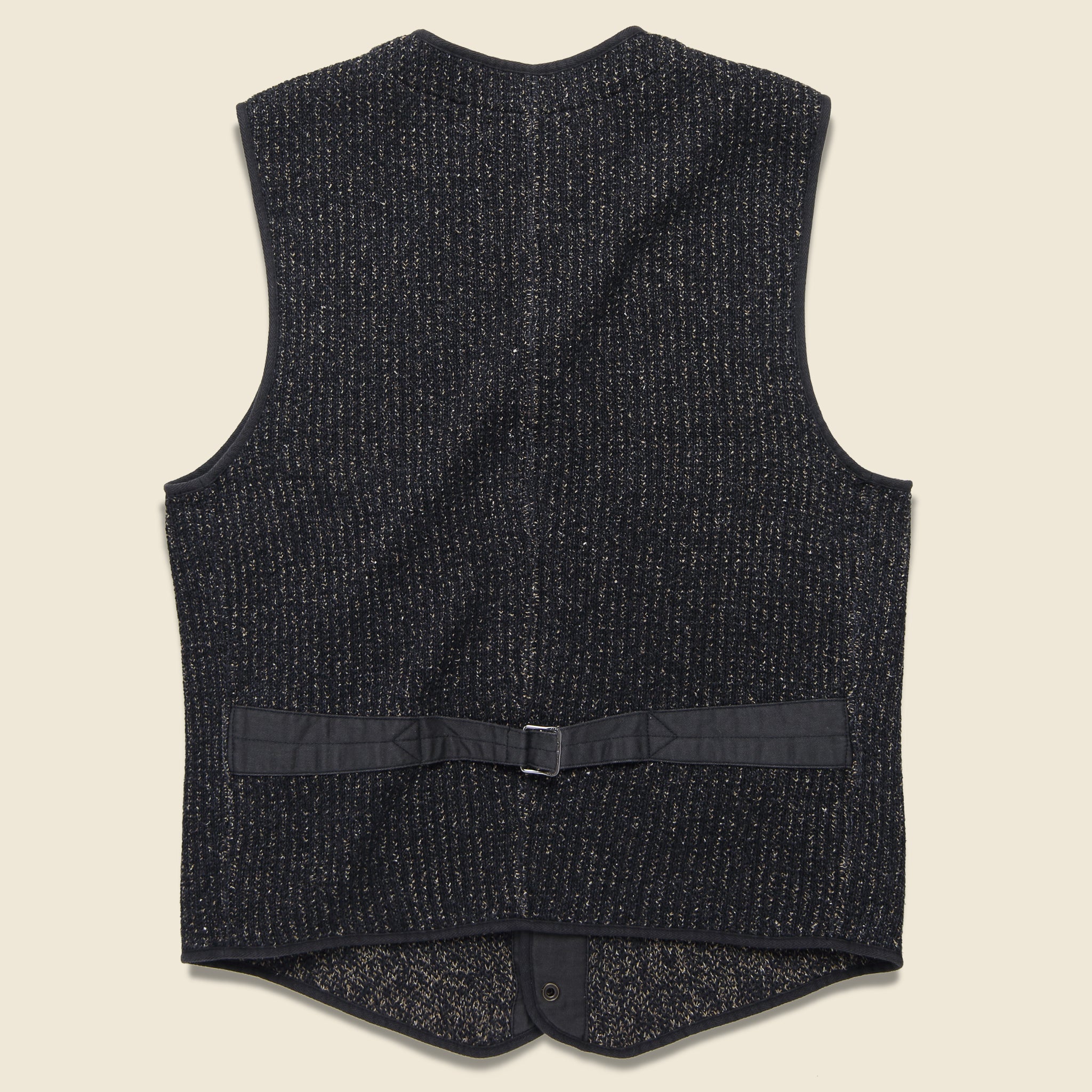 
                          Browns Beach Snap Front Vest - Black Indigo - RRL - STAG Provisions - Suiting - Vest
                        