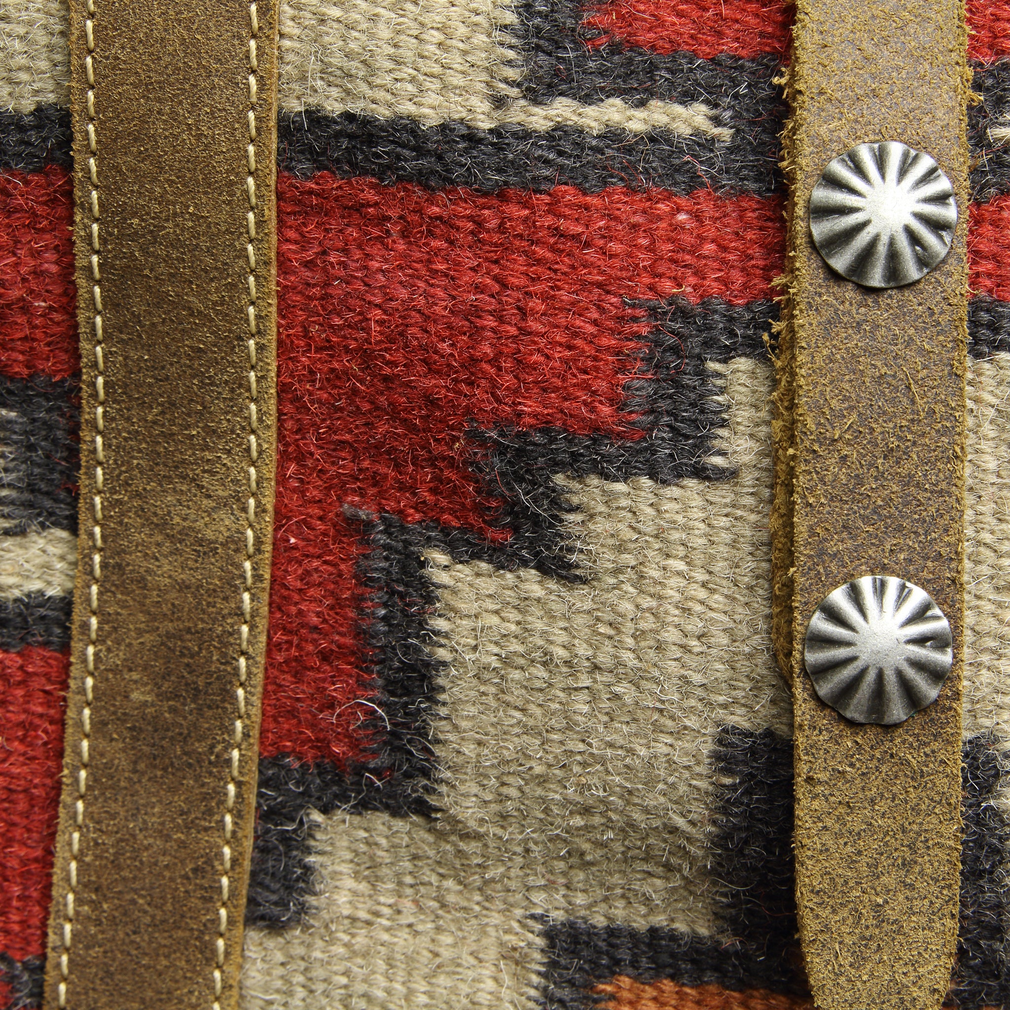 Handwoven Rug and Cowhide Murphy Tote - RRL - STAG Provisions - Accessories - Bags / Luggage