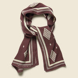 Bandana Scarf - Faded Burgundy/Cream - RRL - STAG Provisions - Accessories - Bandanas