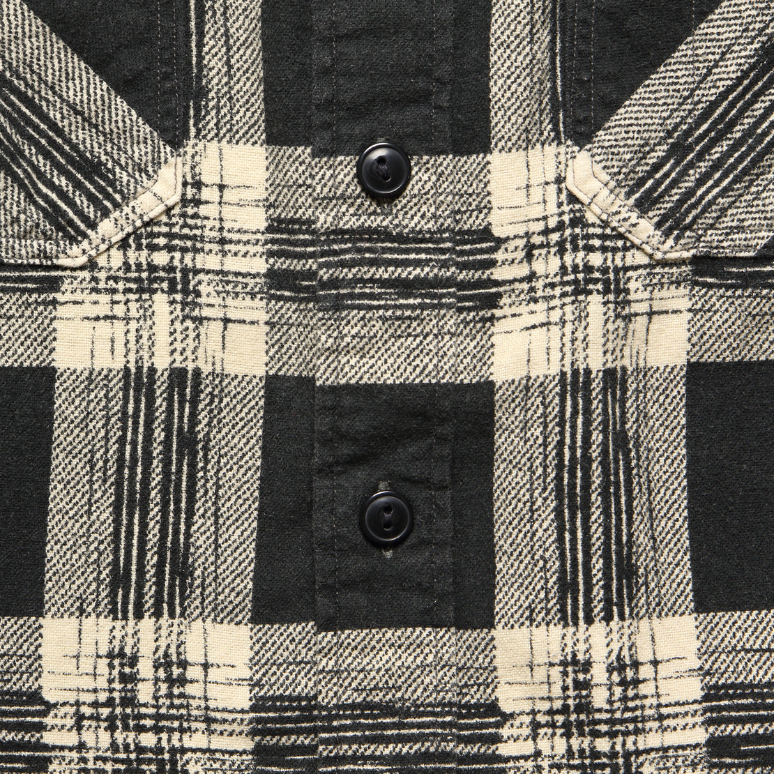 Wallace Plaid Workshirt Flannel - Black/Cream - RRL - STAG Provisions - Tops - L/S Woven - Plaid