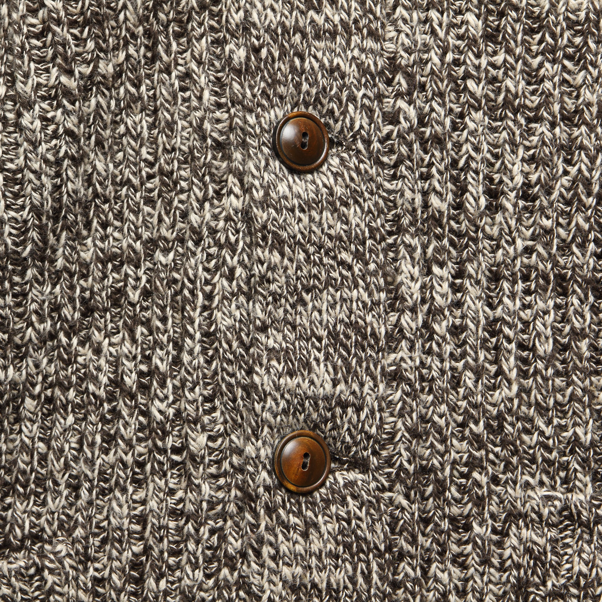 Cotton Shawl-Collar Cardigan - Brown Cream Marl - RRL - STAG Provisions - Tops - Sweater