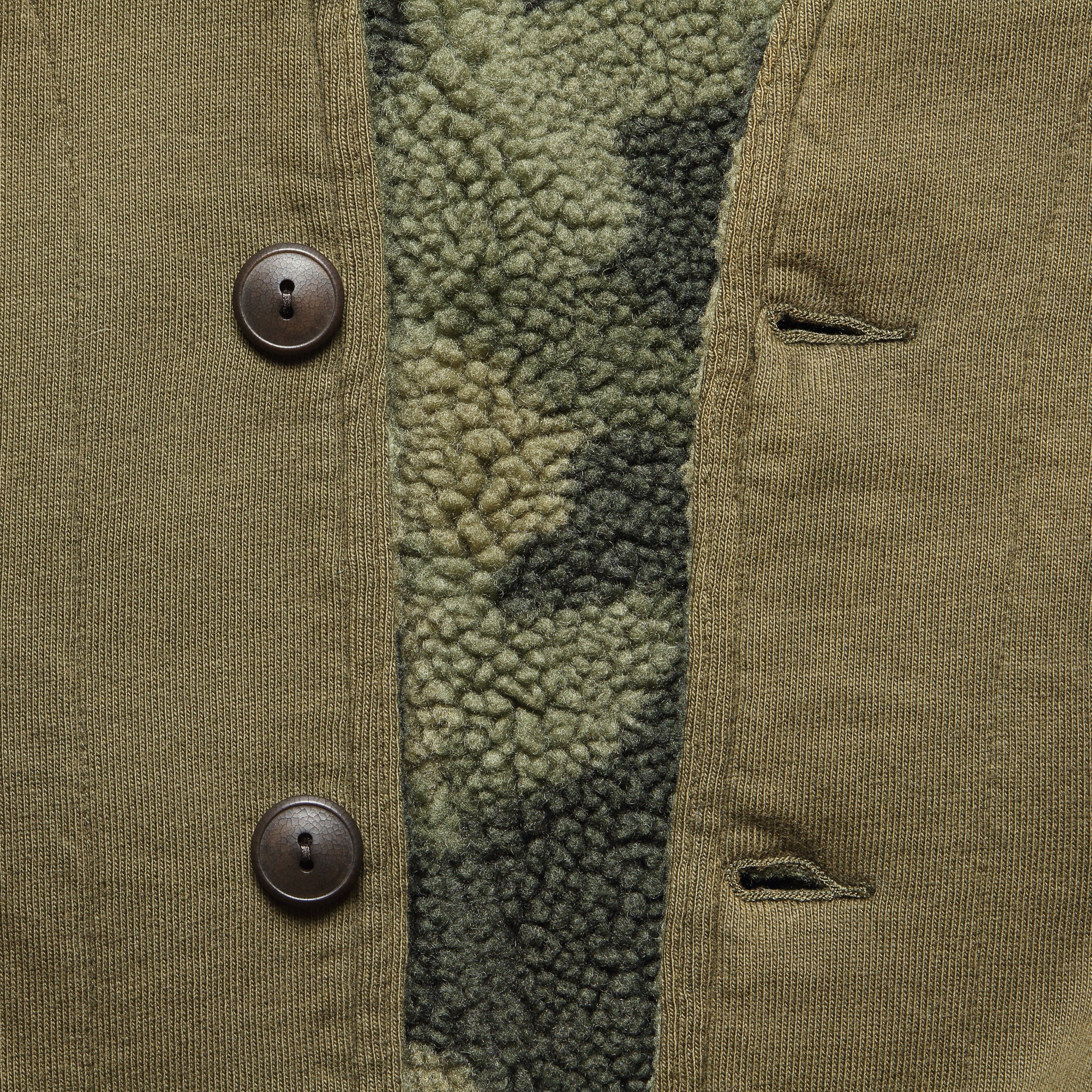 
                          Dense Jersey Hunting Vest - Olive - RRL - STAG Provisions - Outerwear - Vest
                        