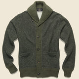 Donegal Shawl Collar Sweater - Olive - RRL - STAG Provisions - Tops - Sweater