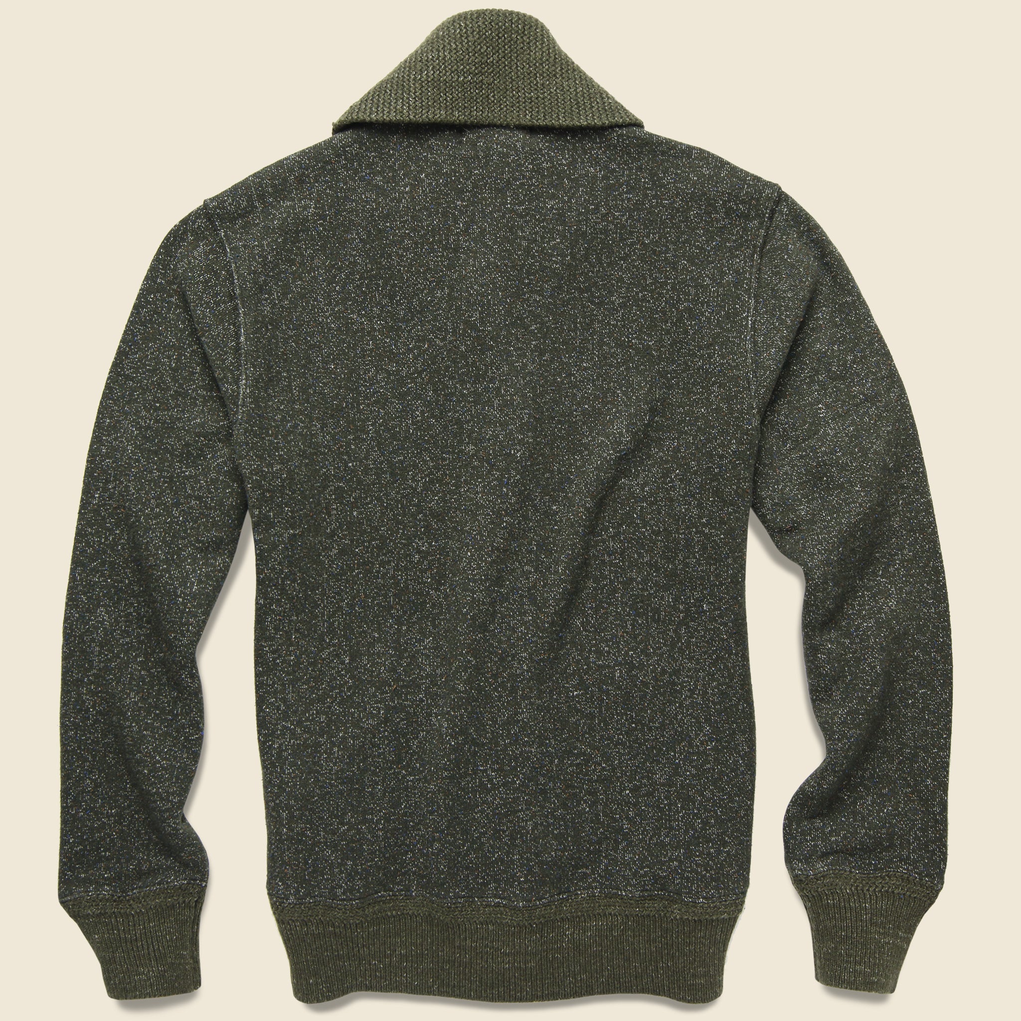 
                          Donegal Shawl Collar Sweater - Olive - RRL - STAG Provisions - Tops - Sweater
                        