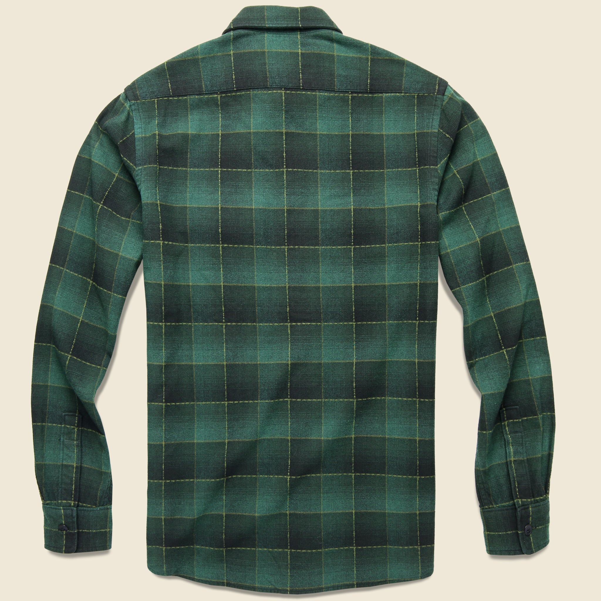 
                          Freeport Workshirt - Green/Black - RRL - STAG Provisions - Tops - L/S Woven - Other Pattern
                        