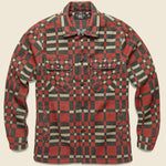 Juno Jacquard Overshirt - Red/Black - RRL - STAG Provisions - Tops - L/S Woven - Overshirt