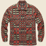 Juno Jacquard Overshirt - Red/Black - RRL - STAG Provisions - Tops - L/S Woven - Overshirt