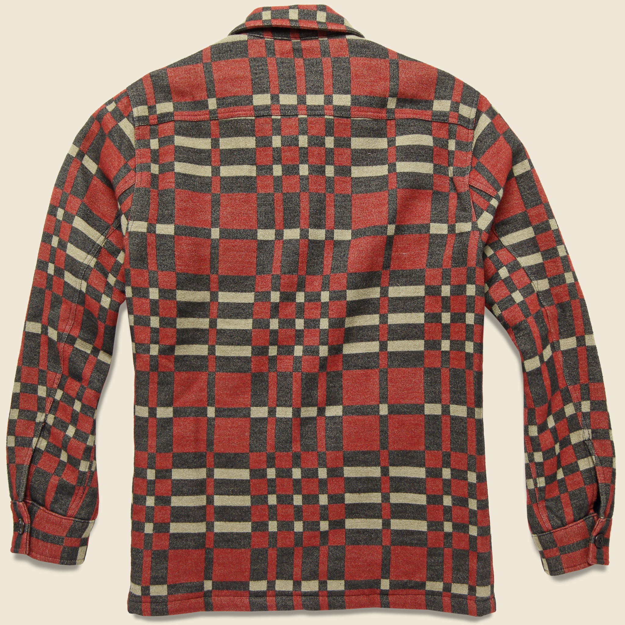 Juno Jacquard Overshirt - Red/Black - RRL - STAG Provisions - Tops - L/S Woven - Overshirt