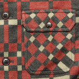 Juno Jacquard Overshirt - Red/Black - RRL - STAG Provisions - Tops - L/S Woven - Overshirt