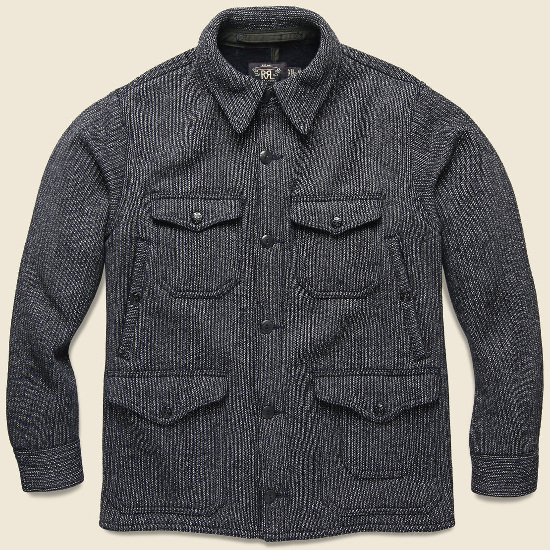 RRL Martin Wool-Cotton Jacket - Indigo