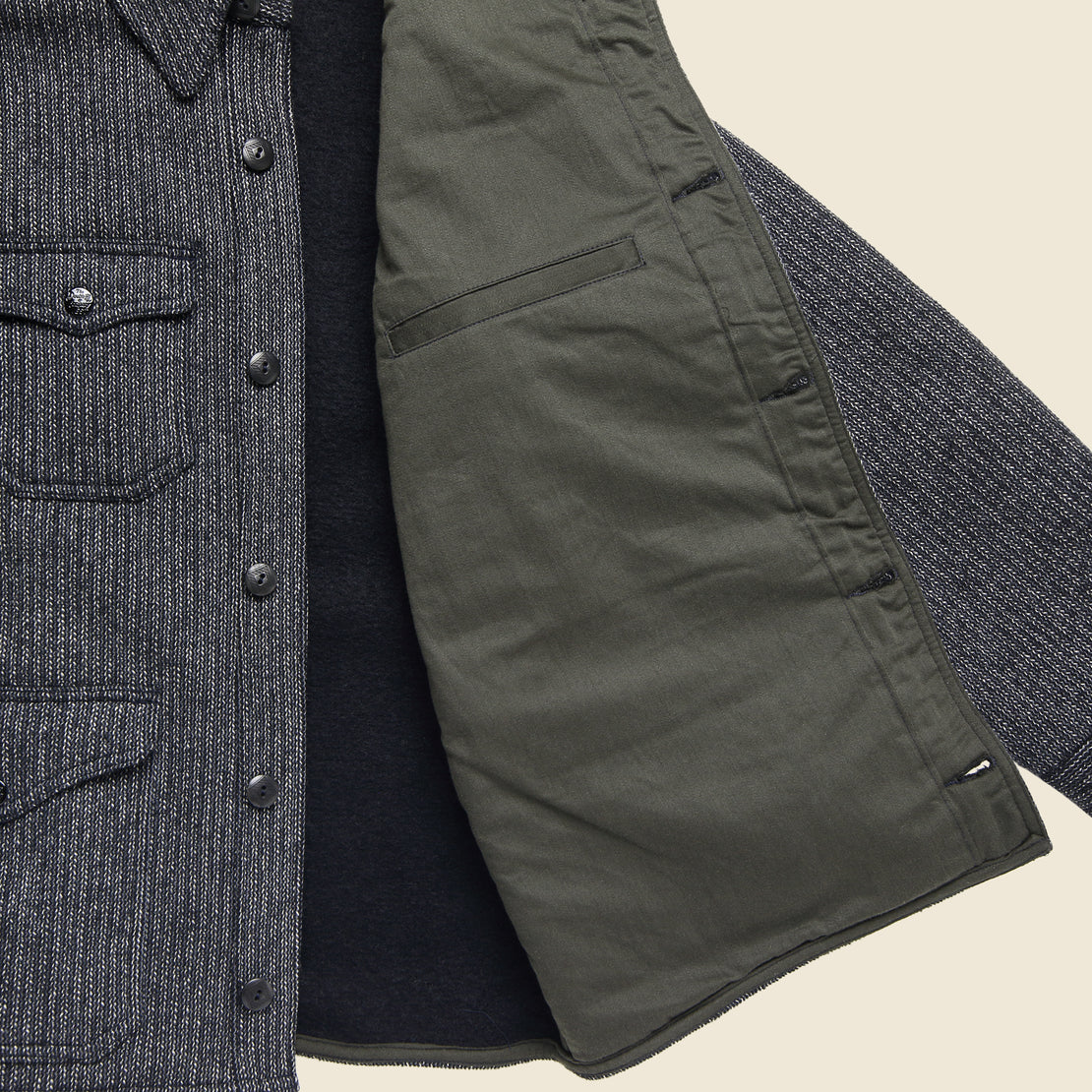 Martin Wool-Cotton Jacket - Indigo - RRL - STAG Provisions - Outerwear - Coat / Jacket