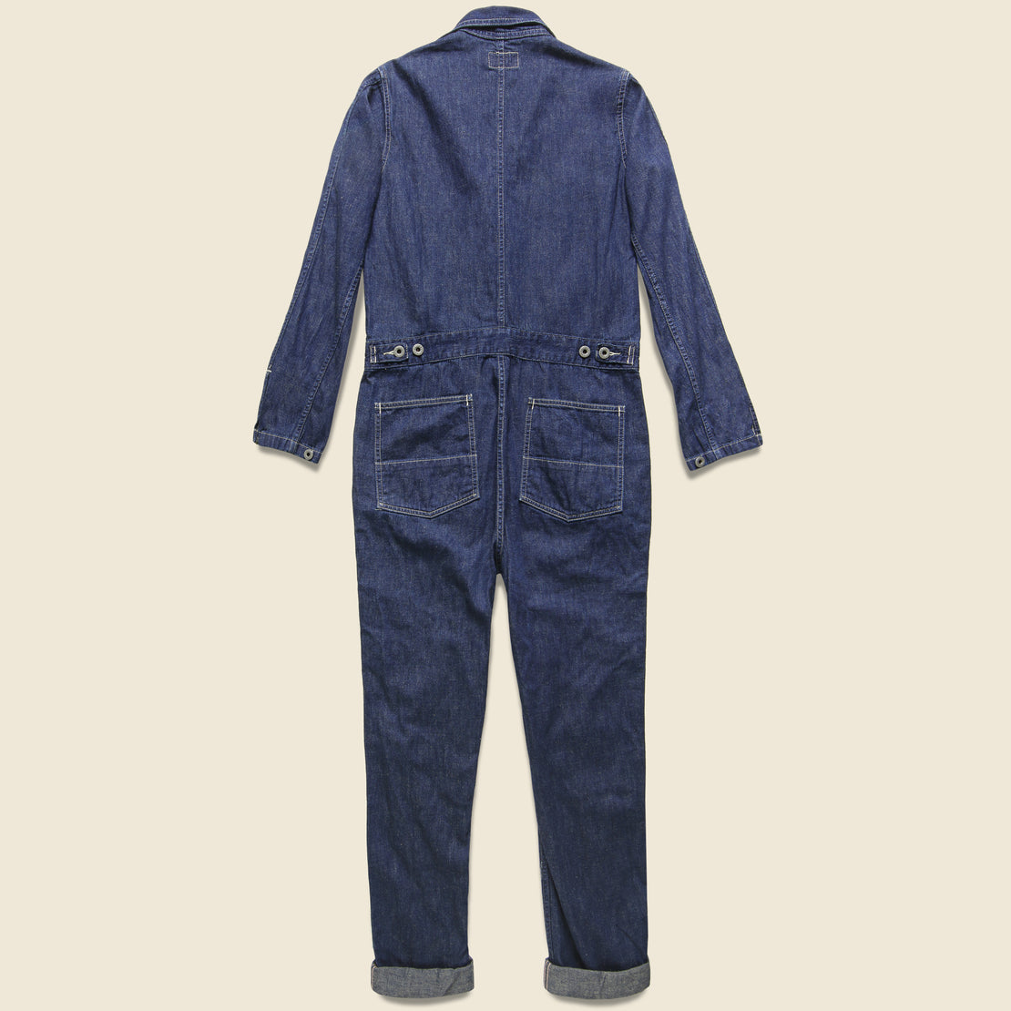 Drew Denim Coverall - Rinse Wash - RRL - STAG Provisions - W - Onepiece - Jumpsuit