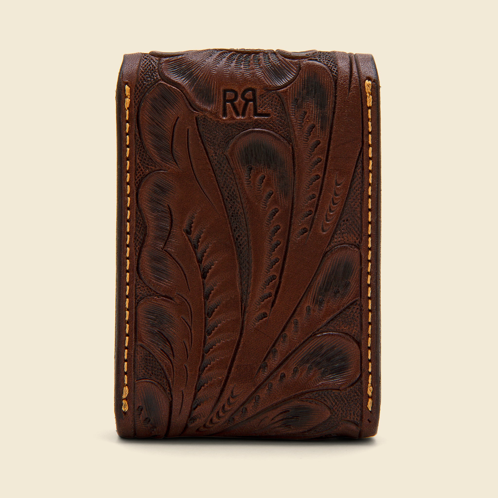 
                          Hand-Tooled Playing Cards Case Set - RRL - STAG Provisions - Accessories - Wallets
                        