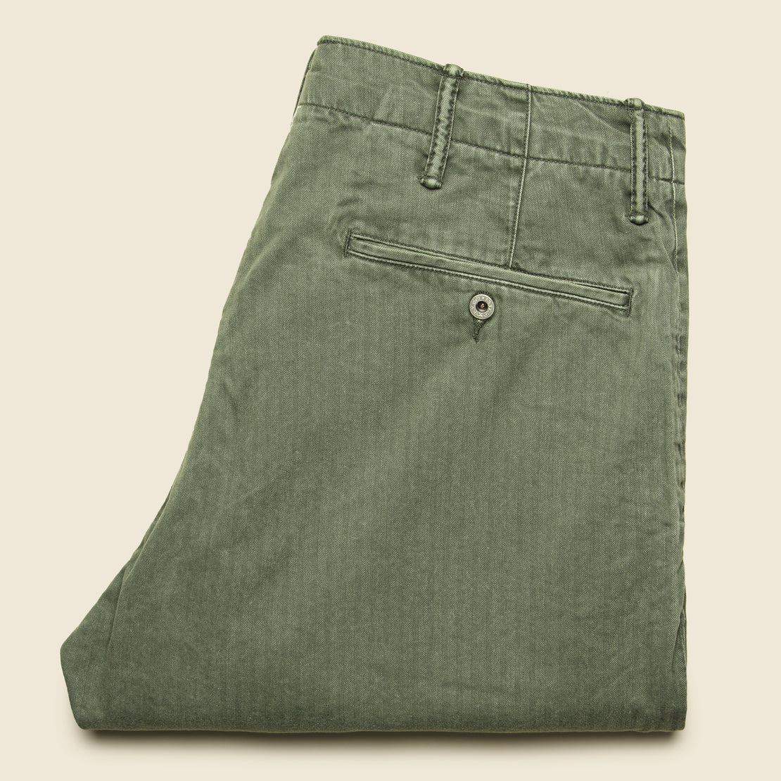 Cotton Field Chino - Dark Olive - RRL - STAG Provisions - Pants - Twill