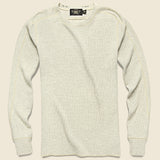 Waffle Crewneck - Oatmeal Heather - RRL - STAG Provisions - Tops - L/S Knit