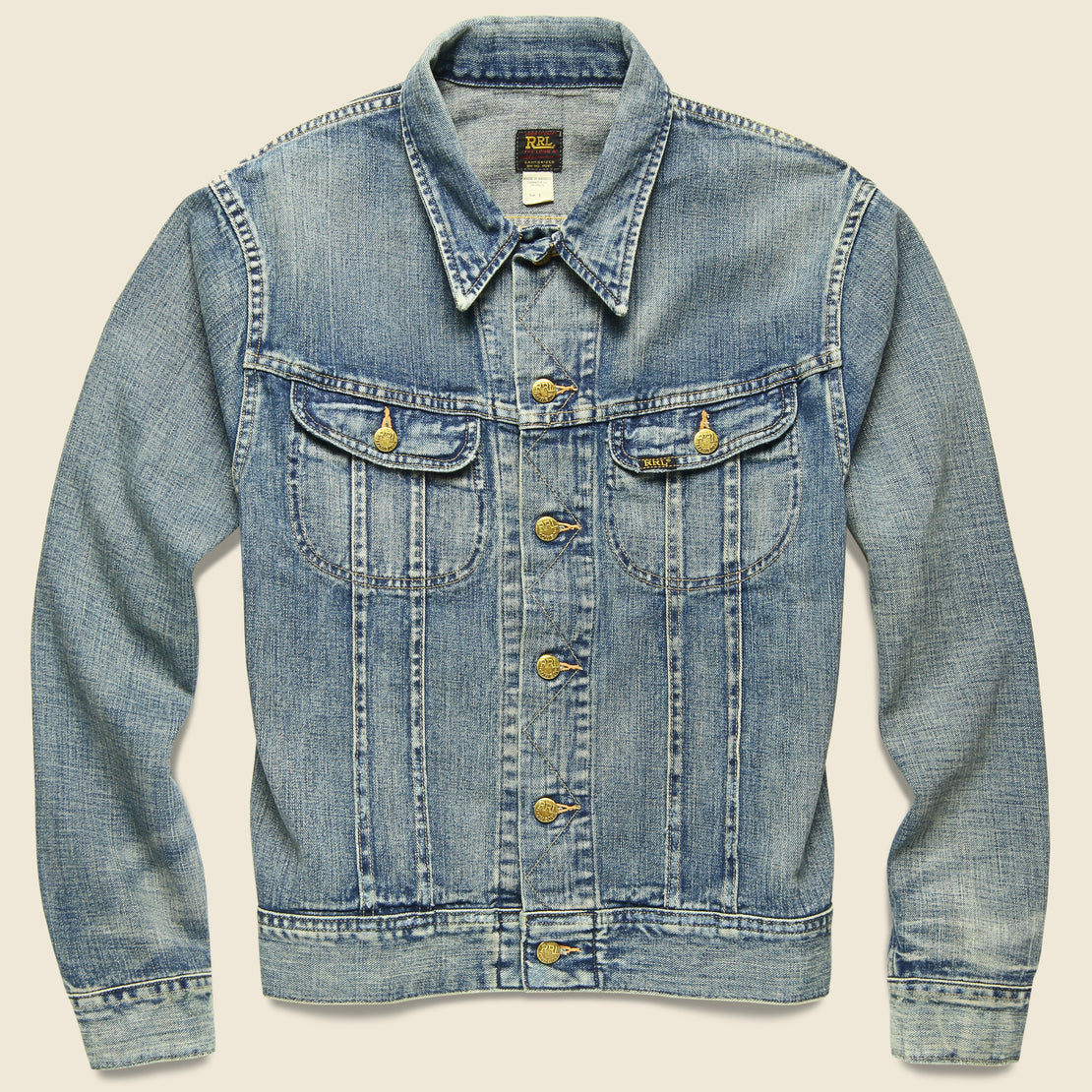 Rrl jeans jacket Clearance