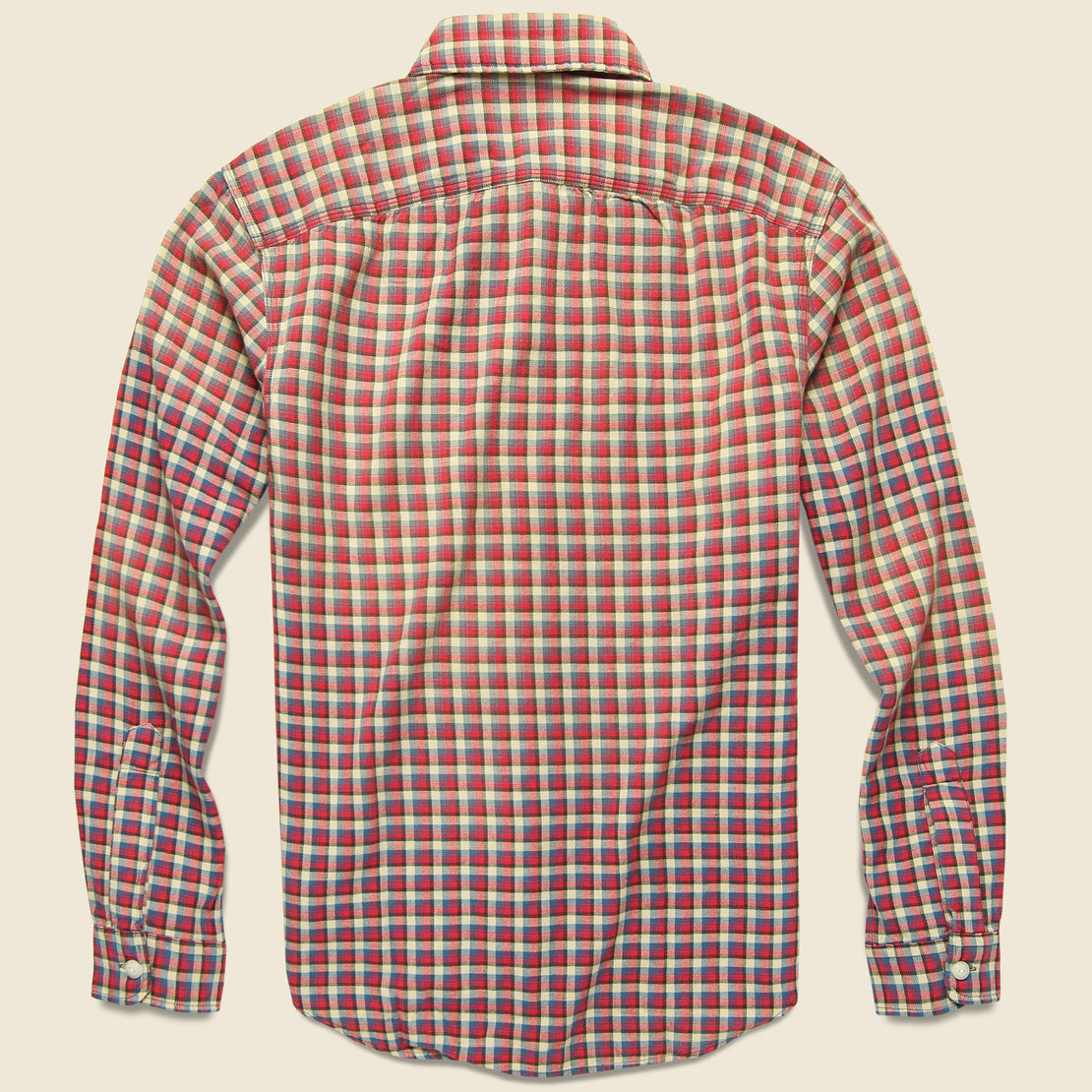 Lee Workshirt - Red/Blue Plaid - RRL - STAG Provisions - Tops - L/S Woven - Plaid