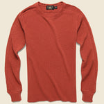 Waffle Crewneck - Hastings Red - RRL - STAG Provisions - Tops - L/S Knit